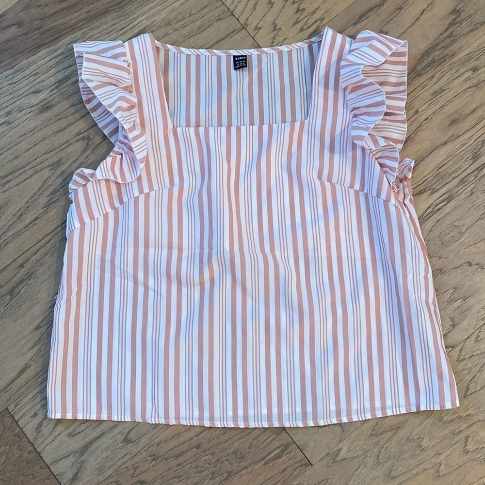 Shein Ruffle Top - Picture 2 of 5
